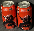 Star Wars Coca Cola Jedi Grand Master Yoda Limited Edition Coke Zero Cans Can