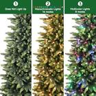 Prelit Slim 6ft Christmas Tree 300 Rgb Lights Remote Control New Holiday Decor