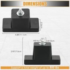 4pack Rubber Vibration Isolator Mounting Bracket