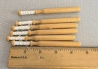 Vintage Wood Lace Bobbins Lot Of 6 Wooden 4-1 2 