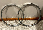 Vintage Ludwig 14  Batter Resonant Rims Hoops From Marching Snare 70 s