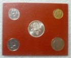 1987 1988 Vatican - Souvenir Bu Set  5  W  Pope John Paul Ii  Silver Medal
