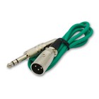 3pin Xlr Male Plug Microphone Cable Cord To 1 4  6 35mm Stereo Trs Custom Made