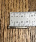 4 X 1    Screws Slot Round Head Brass Nickel Plated American Old Stock Free Ship