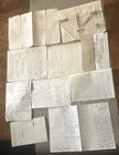 18th C  Lot Of  10  Original Documents  Letters  Signed dated Between 1721-1799