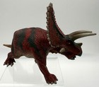 Schleich Pentaceratops Triceratops Black   Red Dinosaur 8    Figurine Toy