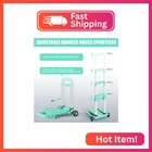 Yadufa Mini Small Folding Hand Truck Dolly With 2 Tank Wheels  Expandable Base P