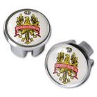 Bianchi Chrome Handlebar Caps Bar Plugs Repro Vintage Italian Racing Bicycle