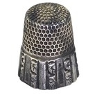 Antique Stern Brothers 925 Sterling Silver Thimble Size 9