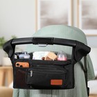 Universal Stroller Organizer With Insulated Cup Holder And Removable Wrist St   