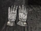 Harley-davidson Womens Black Leather Gloves Medium Excellent Condition