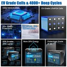 2 Pack 12v 120ah Lifepo4 Lithium Battery  Deep Cycle  For Rv And Marine