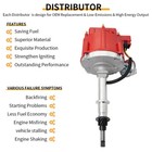 Hei Ignition Distributor Set For Amc Jeep Cj5 Cj7 4 0l 4 2l 232 258 6 Cyl 1pack