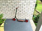 Early 1900 s Metal Kid s Scooter   Antique Metal Green And Red Scooter