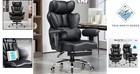 Ergonomic Comfort Big And Tall Gaming Chair - 400lbs With Adjustable Backrest