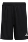 Boys Adidas Classic 3 Stripe Shorts Black white Size Medium