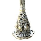 Vintage Brass Tussie Mussie Posy Holder     Ornate Filigree Victorian Revival