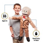 25 Pops  Peach Grandfather  Full Body  Ventriloquist Style Puppet