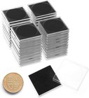 40pcs Adjustable 40mm Coin Holder Snap Capsule 2x2 Silver Dollar Case