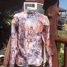 Tan  Slinky Western Show Shirt Pleasure Horsemanship Leadline Girl Xs S M L Xl