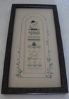 Completed Shepherd s Bush Cross Stitch With Mat frame - A Rosey Garden