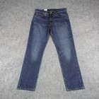 Levis Jeans Mens 32x32 Blue Denim 511 Slim Fit Stretch Flex Dark Stone Wash Nwt