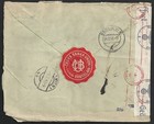 Slovensko 1942 Cens Airmail Bankcover Bratislava