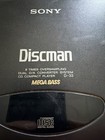 Sony Discman D-33 Portable Cd Player Tested With Carrying Case