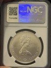 1975 Canada Elizabeth Ii Olympics Marathon Athlete Silver  5 Coin Montreal Ms 69