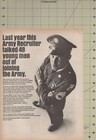 1967 Us Army Recruiter Vintage Print Ad Military Enlistment Poster Retro War
