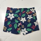 Nautica Swim Trunks Mens Xl Blue Floral Board Shorts Mesh Lined