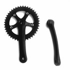 Cdh Single Speed Crankset 44t 170mm Crankarms 110 Bcd  black  Mountain Road Bike