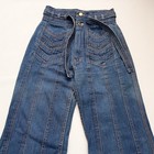 N   est Ce Pas Vintage Jeans 70s Bell Bottom Flare Hippie Pants Size 9 10