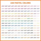 168 Colors Dual Tip Art Markers Set Brush   Fine Tips Sketching Pen