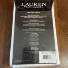 Lauren Rl Home One European Sham White Texture Stripe 26 X 26 Nip 600858094001