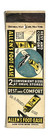 Allen s Foot ease Powder 1930 s-  tall  Matchbook Cover
