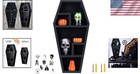Large Gothic Coffin Shelf - Wall-mounted Or Tabletop Display 20x10x4 Inches
