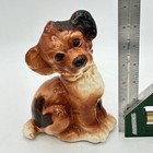 Vintage Royal Copley Ceramic Seated Puppy Dog Figurine