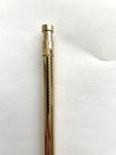 Colibri Ballpoint Writing Pen In Textured Golden  Trim  Usa Made Vintage