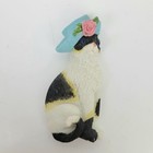Vtg Cats Kittens In Fancy Hats refrigerator Fridge Magnet set Of 9