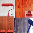Wood Graining Tool Set 6pcs 7 Fake Wood Grain Roller Painting Tool With Hand