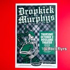 Dropkick Murphys 2014 Concert Promo 11x17 Street Poster  Portland Oregon 