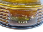Vintage Amber Glass San Miguel Beer Ashtray  Beer Promotional 4 Slot   p32