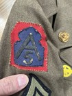 Wwii 5th Army    Allied Forces Ike Jacket Theater Made Patches Size 40s