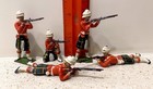 Vintage Britains Ltd  Scots Metal Toy Soldiers Lot Of 5 1930s 