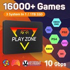 Playzone 1tb Ssd Retro Game Consoles Ps5 ps4 ps3 xbox One switch   80 Emulators