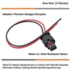 Oe-spec Side Marker Light Power Cord Wire Harness For Dodge Charger Chrysler 300