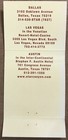 Vintage 30 Strike Matchbook Cover - Star Canyon Restaurant Texas Locations