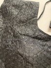New Readymade Designer Sari Blouse Black Brocade Neck Dori Large Xl Size 44  Usa