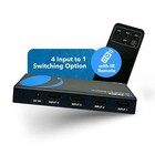 Orei 4x1 Hdmi Switch  4-in-1-out Supports Ultrahd 8k  Dolby Vision  bk-401 